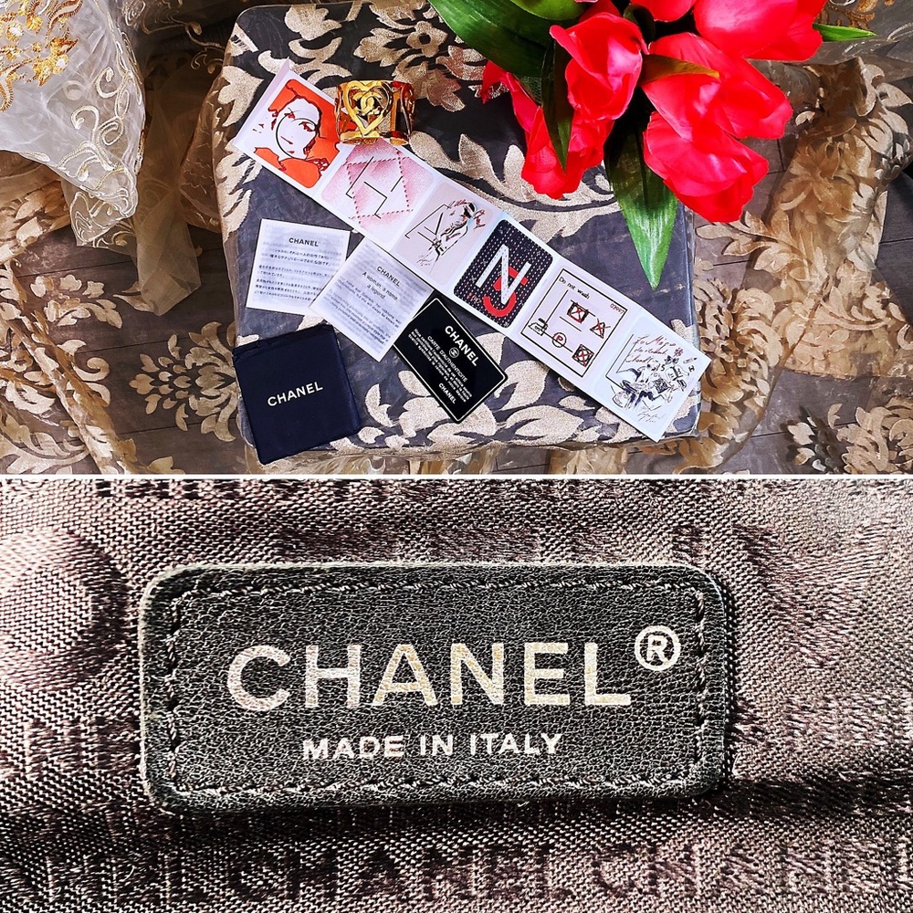 AUTH CHANEL VTG EUC Rare Quilt Bowler Shoulder Bag - Picture 4 of 16